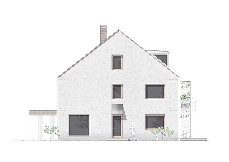 Hausansicht des Projekts: Upgrade in München