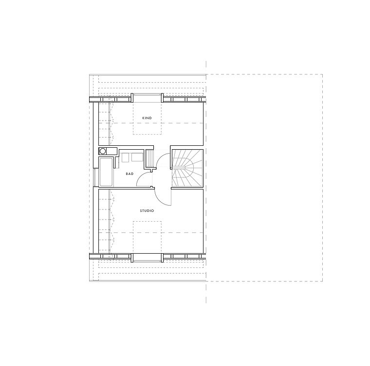 Grundriss Dachgeschoss des Projekts: Upgrade in München