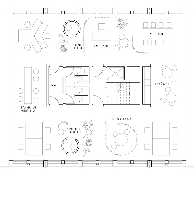 Grundriss des Projekts Work hard – Play hard